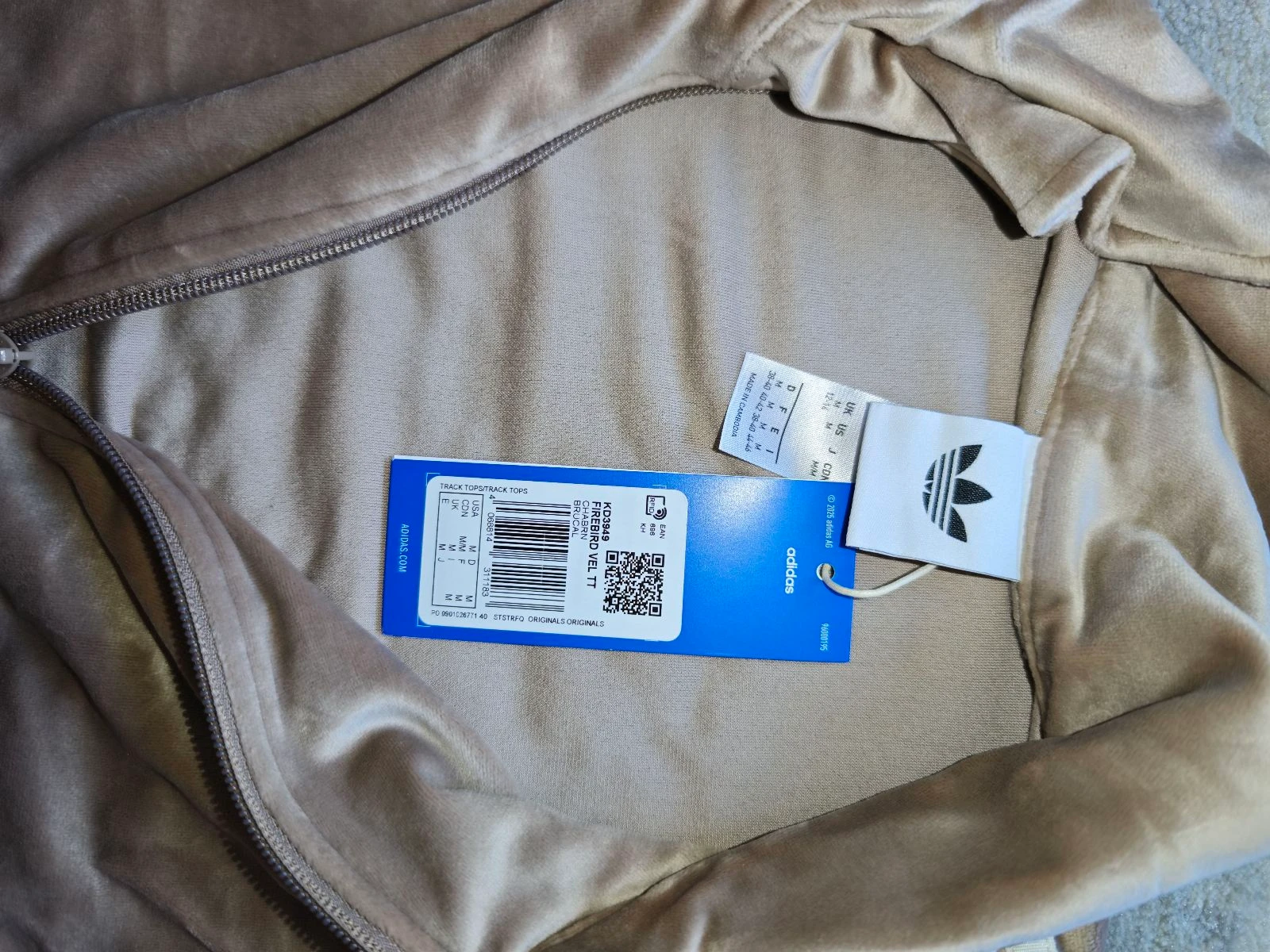 Chaqueta marrón Adidas Firebird mujer talla M – photo 3